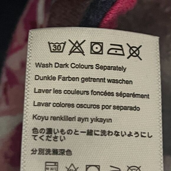 JOULES 1/4 Zip Sweatshirt Floral Little Girl size 7-8 Outdoors Layers - Picture 11 of 13